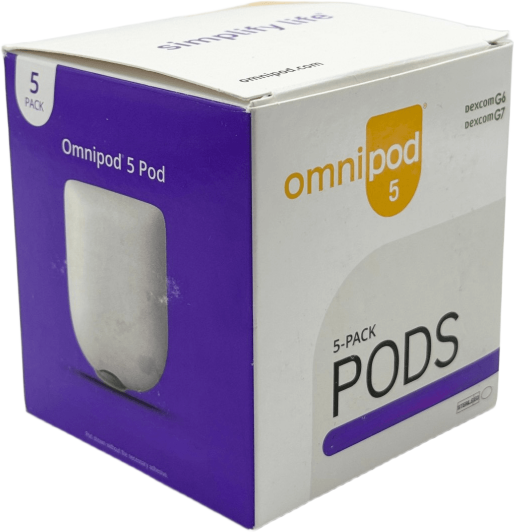 Sealed Omnipod 5 pods 5-pack box